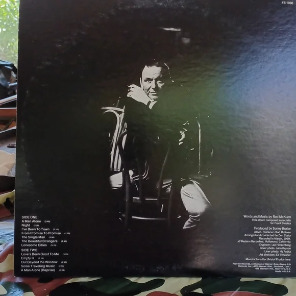 🎶 Frank Sinatra A Man Alone Vinyl - Picture 3 of 5